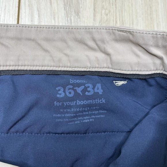 Birddogs Boom Pants Men's 36x32 Stretch Boomstick Chinos Work Beige - Picture 5 of 12